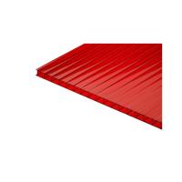 Сотовый поликарбонат 4 мм, красный, 2,1х6 м Сотовый поликарбонат 4 мм, красный, 2,1х6 м