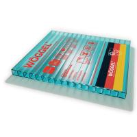 Сотовый поликарбонат WOGGEL 4 мм, бирюза, 2,1х6 м