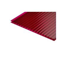 Сотовый поликарбонат 4 мм, гранат, 2,1х6 м Сотовый поликарбонат 4 мм, гранат, 2,1х6 м