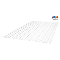 Поликарбонат профилированный C-8 1,3 мм 3 метра, прозрачный