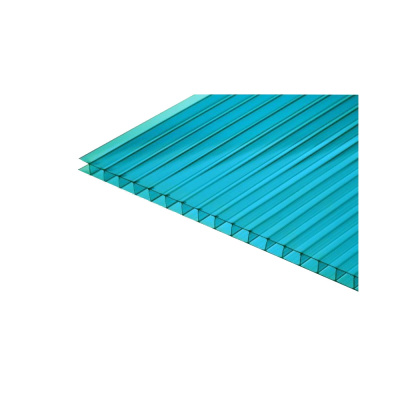 Сотовый поликарбонат 6 мм, бирюза, 2,1х6 м Сотовый поликарбонат 6 мм, бирюза, 2,1х6 м