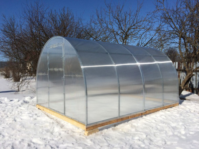 Теплица Титан ЦИНК 8х3 метров из поликарбоната Теплица Титан ЦИНК 8х3 метров из поликарбоната